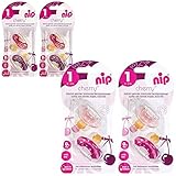 natürlich geformter, weicher Rundsauger aus Latex, 8 Stk.