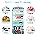 Fintie Portable Toiletry Cosmetic Travel Bag, Large Water Resistant Hanging Makeup Organizer Storage Pouch Case for Women Girls (Jungle Night)