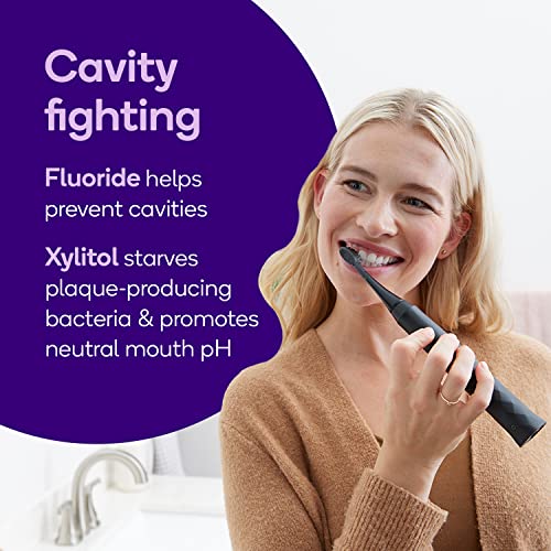 Image of BURST Charcoal Whitening Toothpaste for Adults (4.7oz) | for Sensitive Teeth with Cavity Fighting Fluoride & Xylitol |Vegan | Gluten & SLS Free | Coconut Salt | for Sensitive Teeth with Cavity Fighting Fluoride & Xylitol |Vegan | Gluten & SLS Free