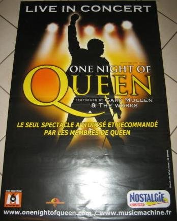 Poster Queen Gary Mullen maxiformat pour un salon moderne au style rock
