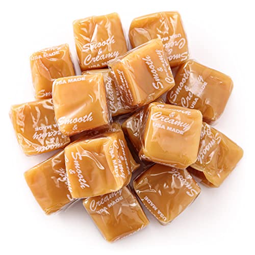 Funtasty Vanilla Creamy Caramels Individually Wrapped Candy, 15 Ounce Bag #TOP1