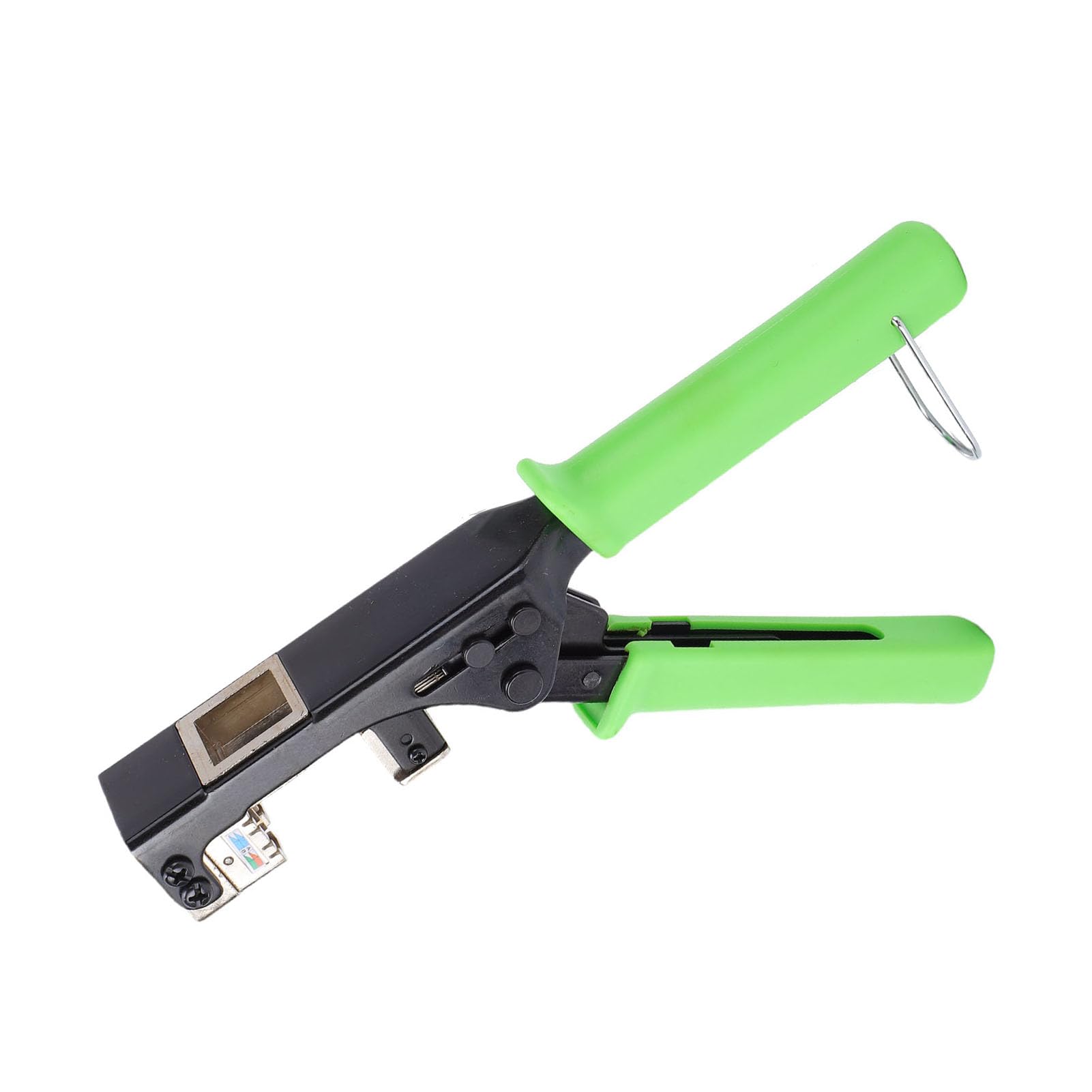 ViaGasaFamido Herramienta de Terminación de Velocidad 8 en 1, Herramienta de Perforación de Red para Conectores con Hoja de Acero para Cables de Red Cat6a Cat6 Cat5e