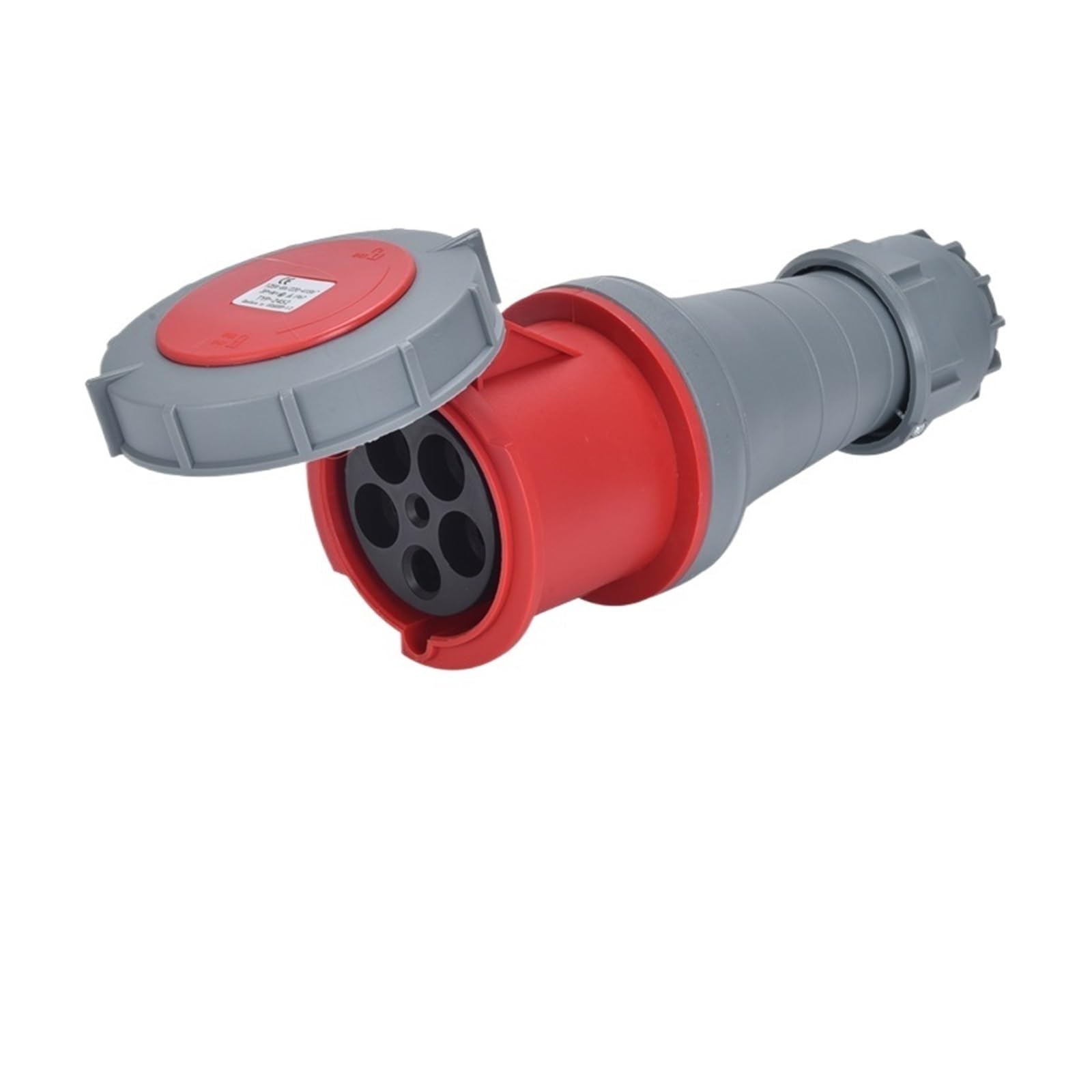 MUYTQAERG IP67 Industrial Waterproof Plug Connector 63A/125A 3P 4P 5P Surface Panel Mount Socket Electrical(Connector5P 125A)