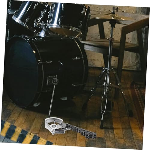Pedal Doble de Bombo Cadena para Batería Jazz Ajustable miniatura 4