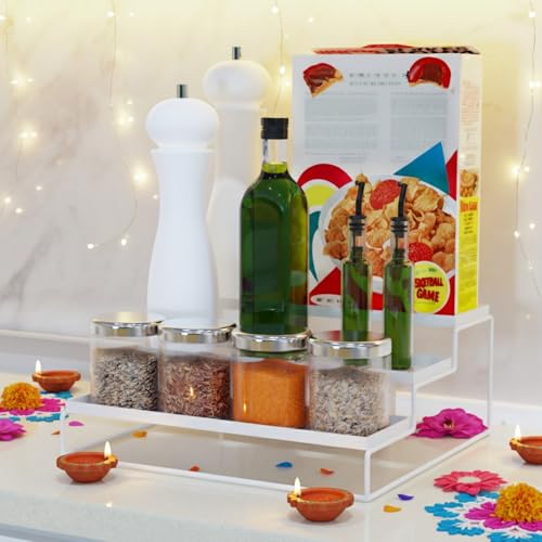 Image of WonderStand TRIZEN (White) | 3-Tier Countertop Rack Container Utensil Holder Organizer