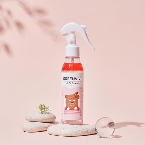 Hair Oil Essence  Nutre y revitaliza el cabello de tu hijo  Spray desenredante para niños  Acondicionador sin enjuague para cabello encrespado  5.07