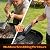 Reciprocating Electric Grill Brush, Fire-Resistant BBQ Grill Brush, Bristle-Free Grill Brush for Outdoor Grill, Grill Cleaner with 3 Heads, Silver