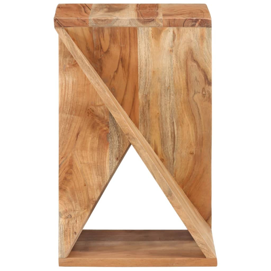 vidaXL Beistelltisch Hocker Nachttisch Wohnzimmertisch Telefonständer Sofatisch Kaffeetisch Telefontisch Teetisch 35x35x55 cm Massivholz Akazie
