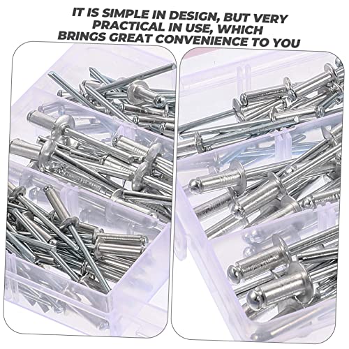 COHEALI 140 Pçs Rebites Cegos Decoração De Avião Kits DIY Rebites De Alumínio Variedade De Rebites D
