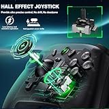HELLCOOL Wireless Switch Pro Controller with Hall Effect Joystick, 6-Axis Motion, Dual Vibration, Turbo, RGB, Wake Up，Charging Station - Compatible with Switch 2/Switch/Lite/OLED - Image 4