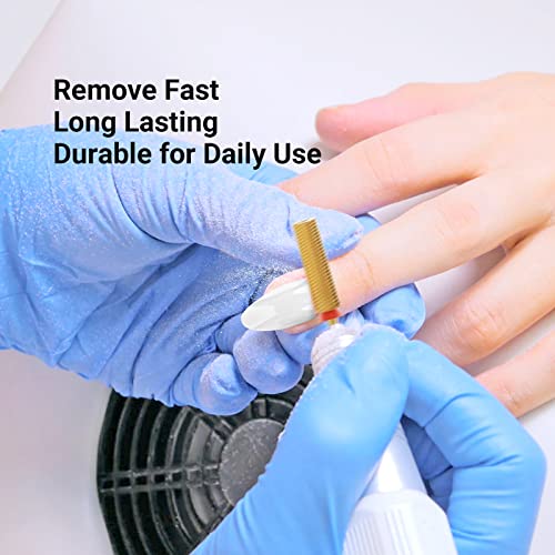 Melodysusie Super Long Tapered Nail Drill Bits, 3/32'' Carbide Tungsten Bits, Suitable For Manicure Pedicure Cuticle Gel Polishing, Professional Advanced Bits, Gold, Series Bit-X, Fine #TOP5