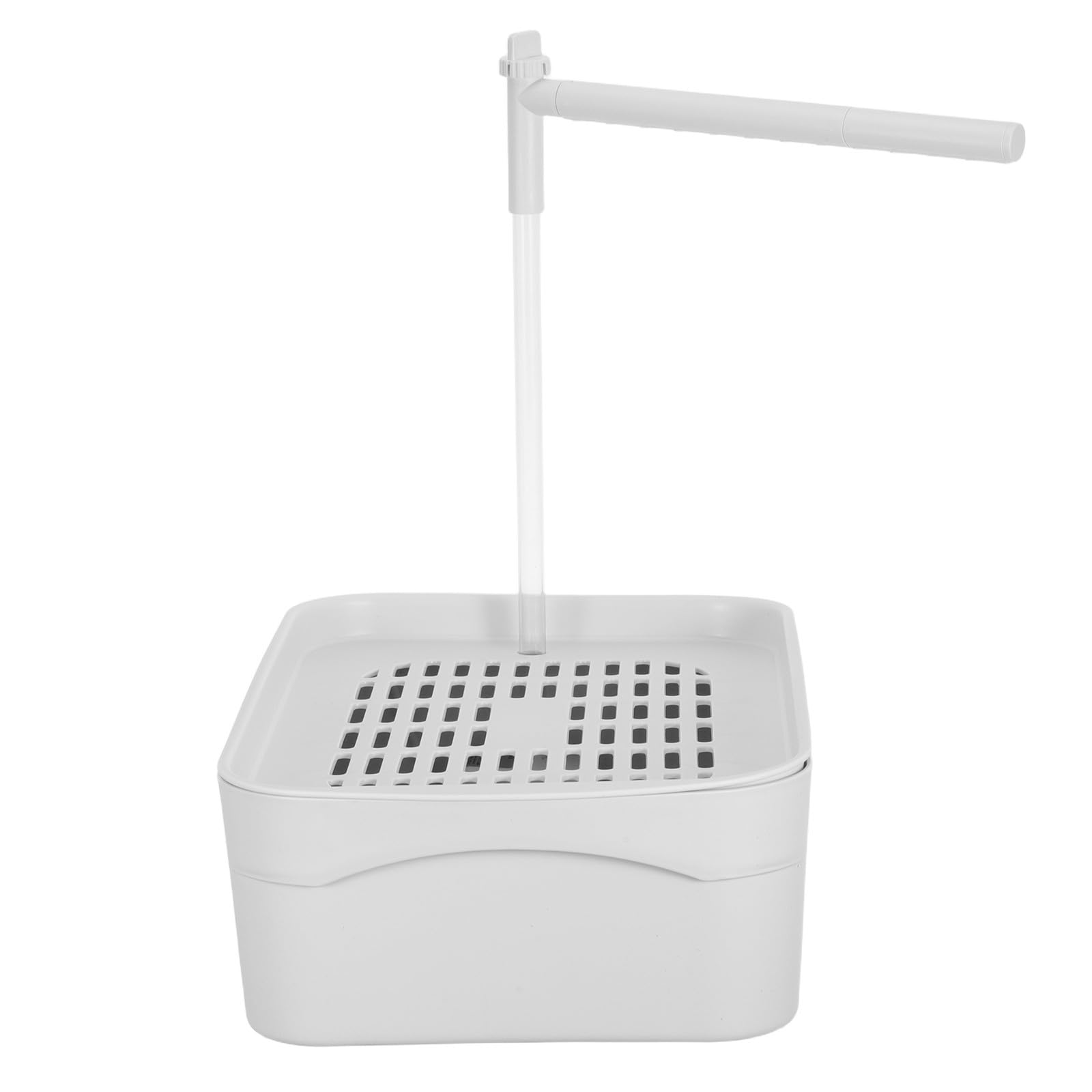 ULTECHNOVO Bianco Vasca Automatica per Pappagalli, con Doccia ABS