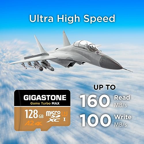 For Switch 1 OnlyGIGASTONE 128GB Micro SD Card, Game Turbo MAX, Up to 160/100 MB/s, MicroSDXC for Nintendo-Switch 1 - Image 2