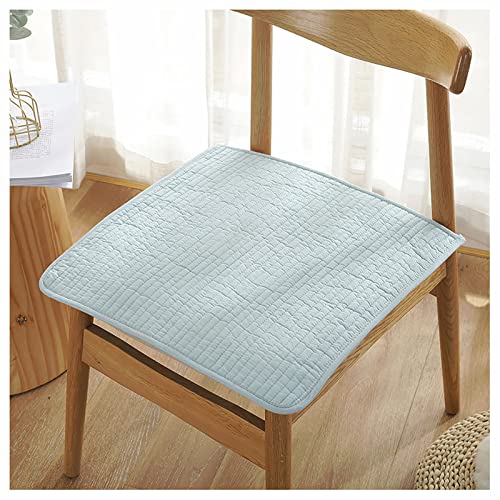 Garnitures de siège de chaise bleu clair avec liens de fixation robustes