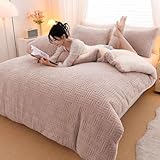 MTHGH Bettdecke Winterdecke,Winter Steppdecke Dicker Lamm-Kaschmir, Decke, Flauschige Kaschmir-Steppdecken, Winterwarm, Plüsch Winterdecke(D,200x230cm/3kg)