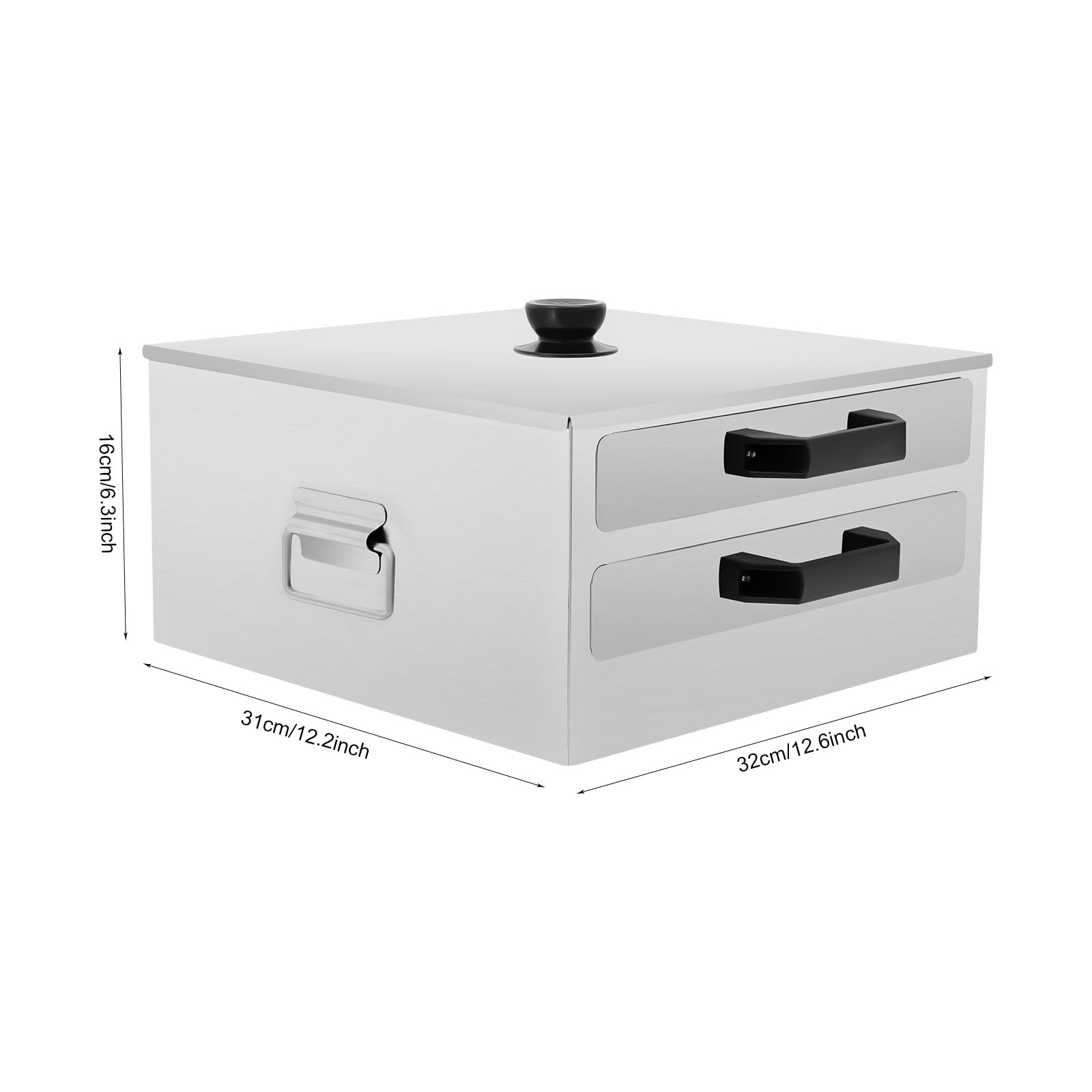 Máquina de rollos de fideos de arroz de doble nivel, vaporizador de rollos de arroz al vapor de acero inoxidable chino 304, vaporizador de alimentos de rollo de arroz chino abierto superior con 2