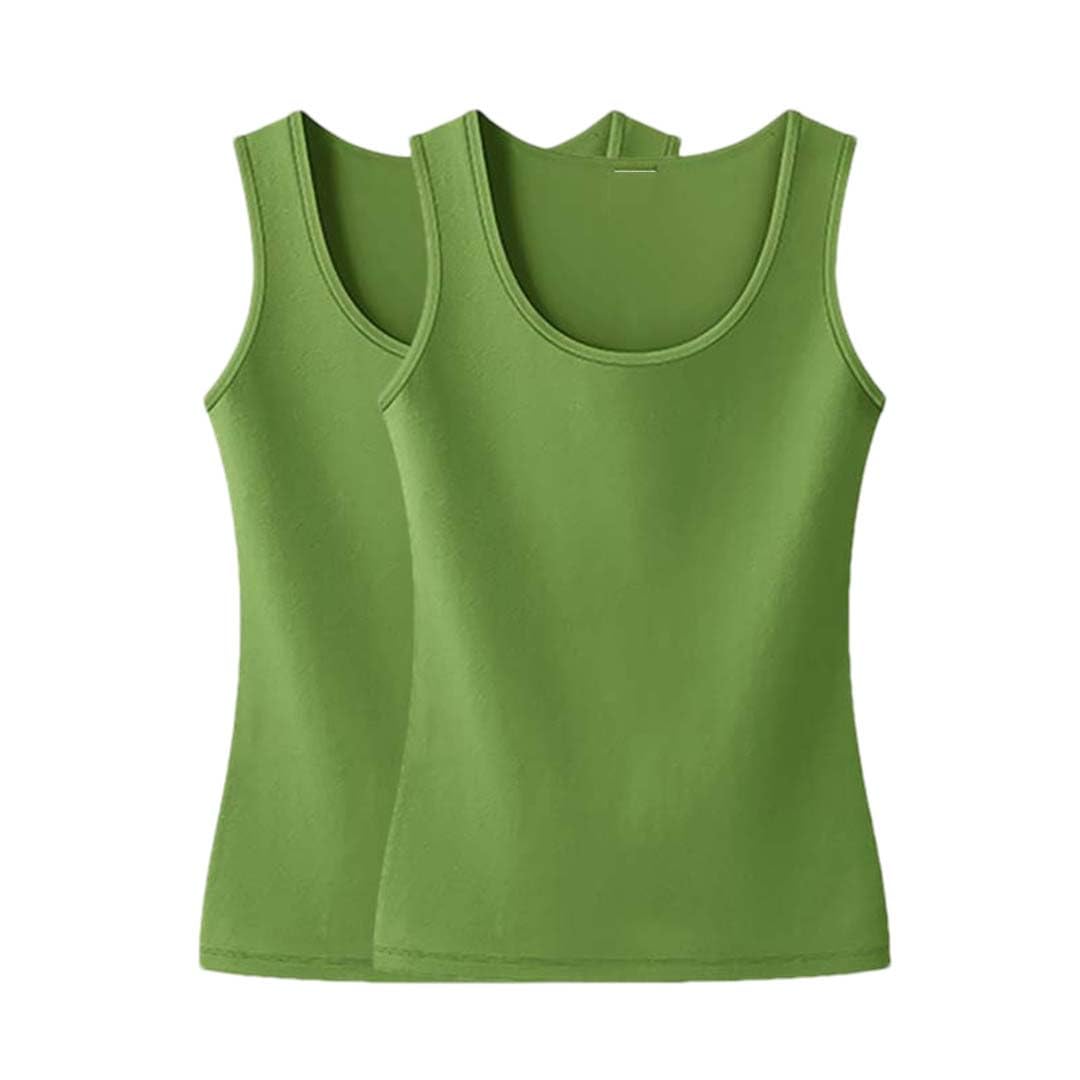 Women Sleeveless Summer Tops for Woman Cottton Casual Women T-Shirts O-Neck Tank for Girls Solid Clothes for Lady