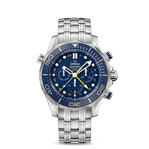 Omega Seamaster Blue Dial Stainless Steel Mens Watch 21230445203001