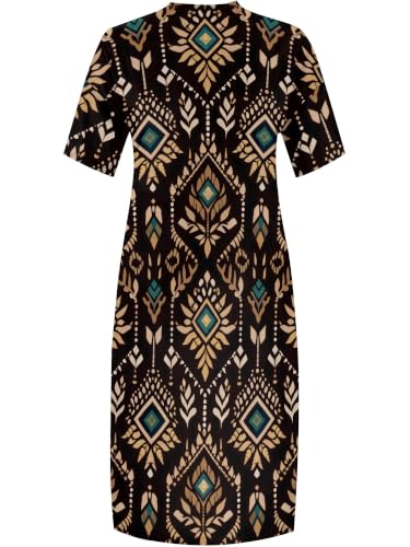 Image of PinkPatty Women's Plus Size V Neck 3 /4 Sleeve Wrap Maxi Dress with Belt | Boho floral wrap maxi dress with belt for vacations, weddings, parties, church, dinners, and everyday elegant wear