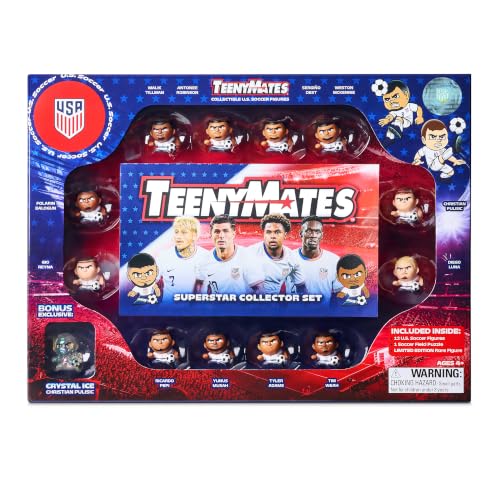 Party Animal TeenyMates Team USA Soccer 2026 Figures Team Colors One Size (US Soccer 2026 Box Set)