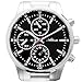 Produktbild Atlanta 4405 Wanduhr Quarz in Chronograph-Optik Silbern Leise Ohne Ticken