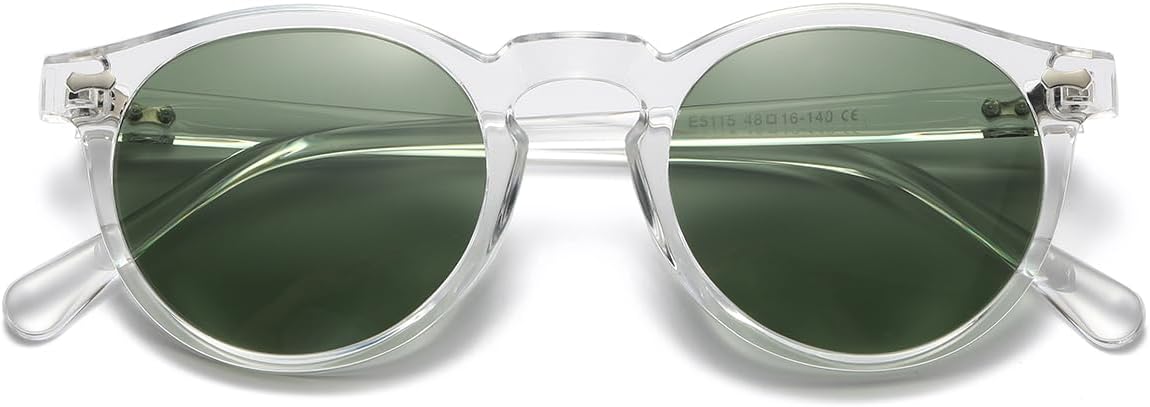 NIDOVIX Vintage Polarized Sunglasses for Men Women Round Retro Classic Fashion Eyewear UV400 Protection Sun Glasses - Image 3