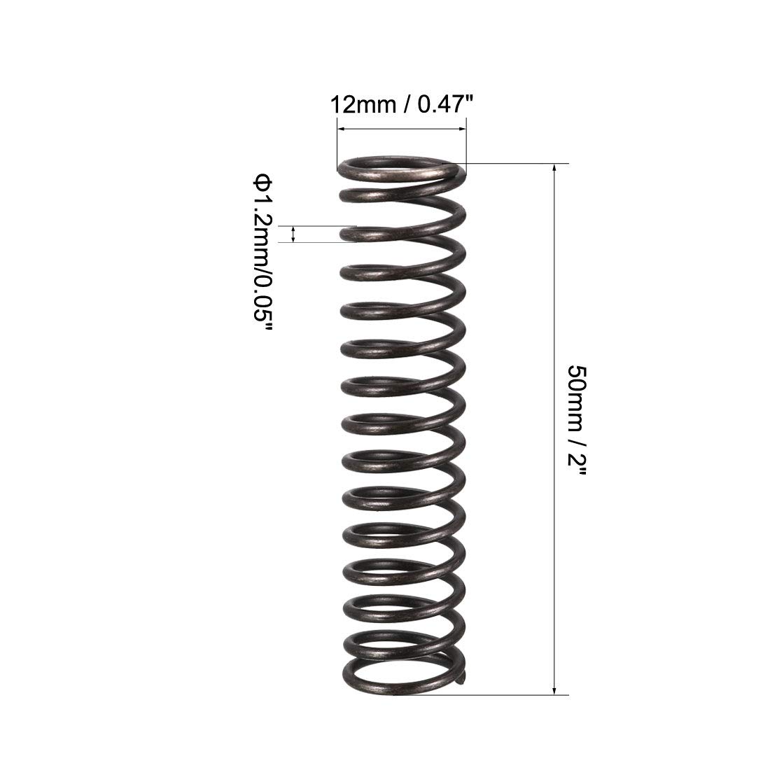 Detent Spring 20-Pack Compression Springs - 1.2mm Wire, 9mm OD, 20mm ...