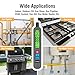 Natural Gas Leak Detector, Natural Gas Detector with Audible/Visual/Vibration Alarms, Rechargeable & Portable Gas Sniffer to Locate Combustible Gas Leak Sources Like Methane, Propane for Home and RV