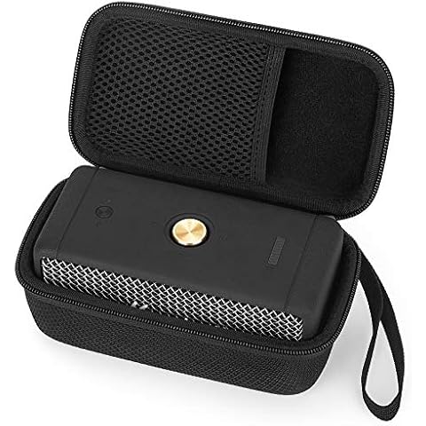 YINKE Case for Marshall Emberton Bluetooth Speaker, Hard Organizer Portable Carry Travel Cover Storage Bag (Black) Cover
