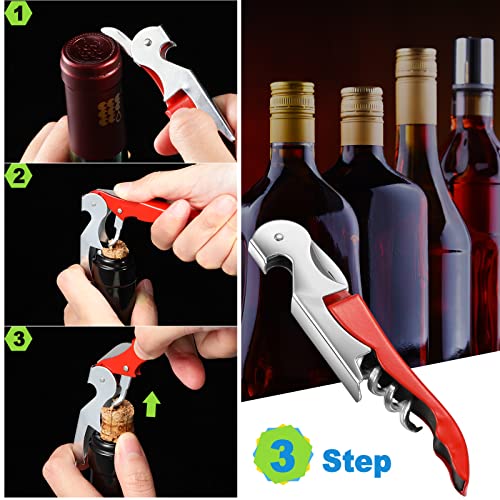 image for Honoson 40 Pieces Wine Opener Bulk Corkscrew Bottle Wine Key Opener Wa