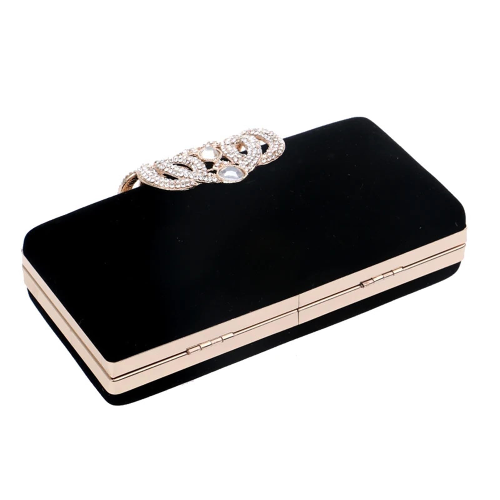 Borse da donna Pochette giorno in velluto Corona di diamanti lusso sera Borsa for matrimonio Per Banchetti E Feste