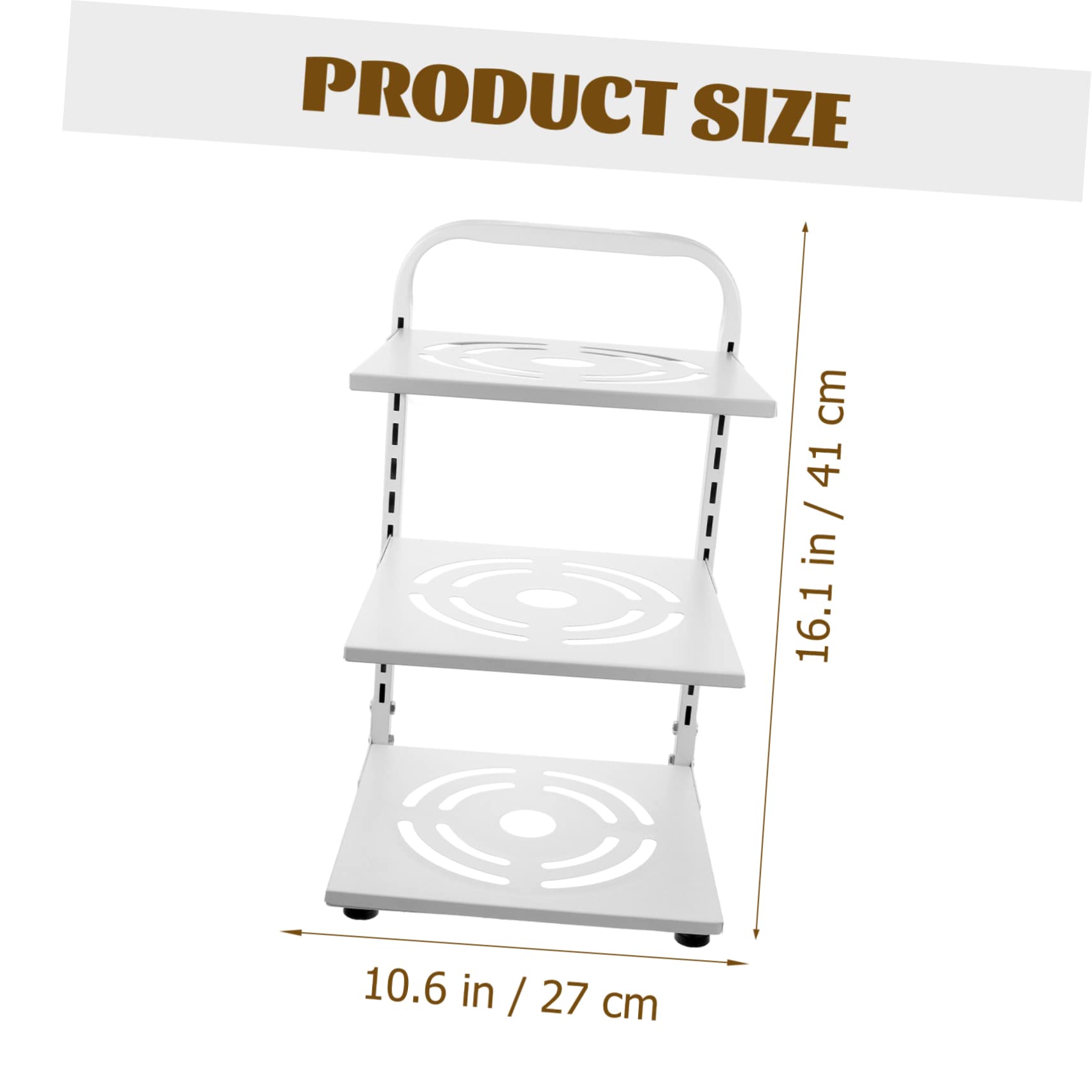 SOLUSTRE Multifunctional Adjustable Pan Rack Pot Organizer for Kitchen Cabinets and Countertops Convenient Draining Storage for Utensils and Cookware