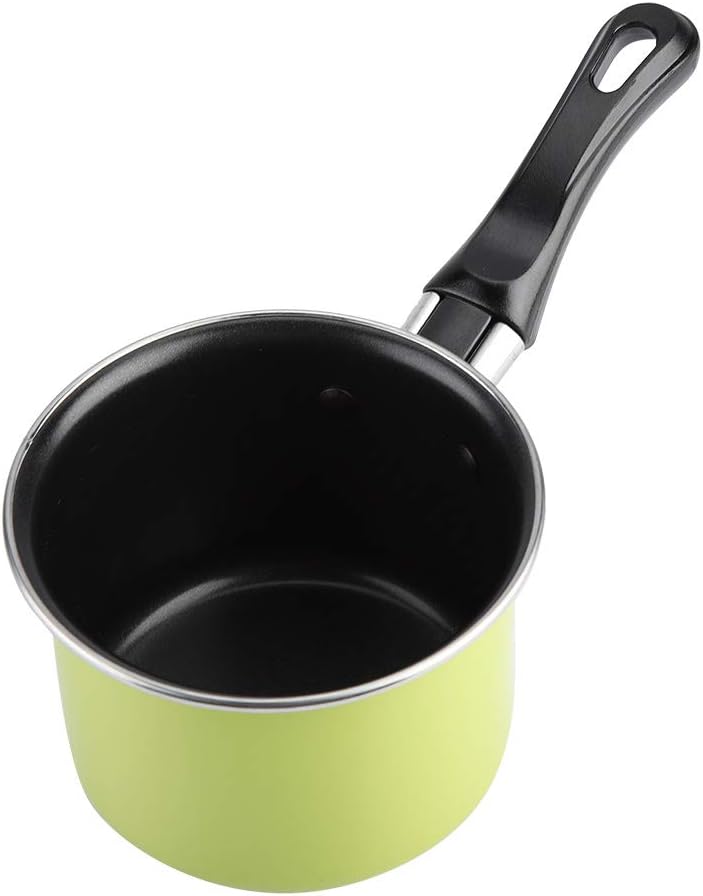Milk Pan, Small Induction Saucepan Egg Boiling Pan Non Stick Sauce Pot Carbon Steel Butter