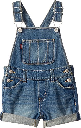 Levi's Girls' Big Denim Shortall, Vintage Waters, 14