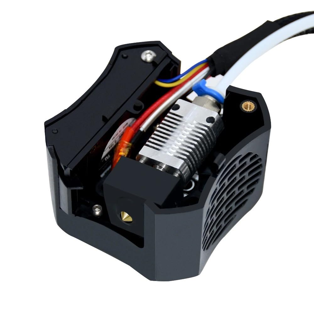 Akcesoria do drukarek 3D Ender3/V2 zestaw hot end, kompletny zestaw dysz z dwoma wentylatorami 24 V 40 W z osłoną wentylatora, akcesoria do drukarki 3D (zestaw Hot End Ender3V2)
