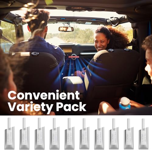 Image of Levona Scent Car Vent Clips Refills - Car Accessories for Women & Men, Car Air Freshener Refill, Car Essentials Fragrance Diffuser & Aroma Set, Travel-Friendly - Pack of 10 (Diffuser Not Included)
