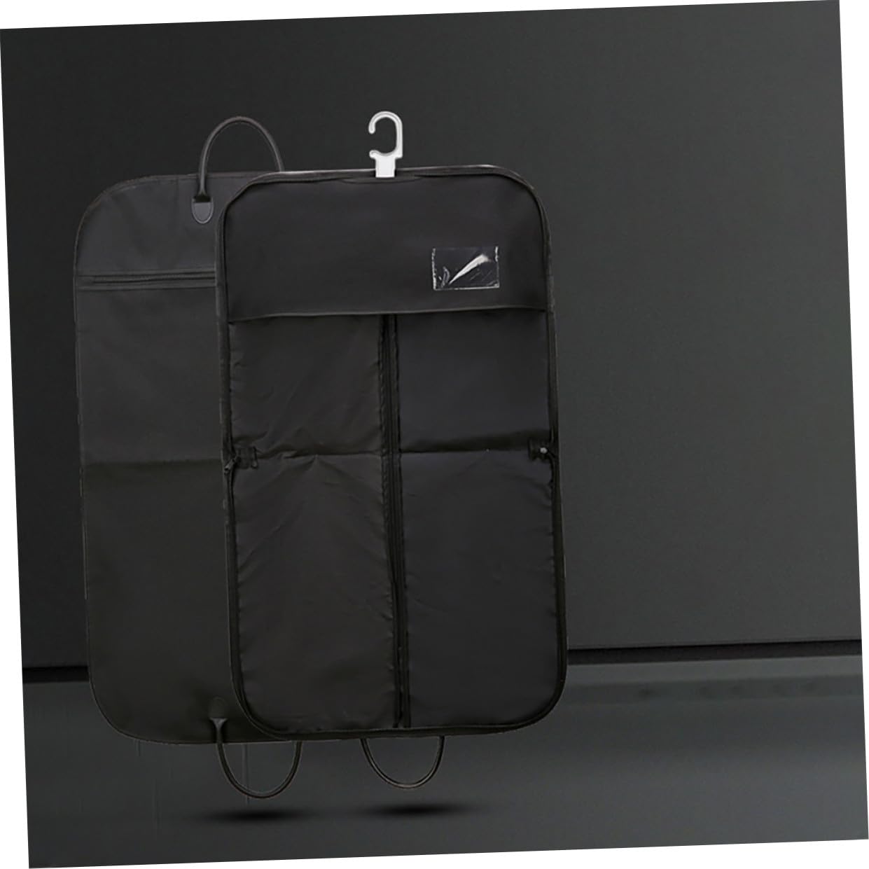 GALPADA Borsa per Nero Oxford e Viaggio Pieghevole Porta Abiti Passaggio per Grucce Resistente Viaggi Leggeri e Uomo