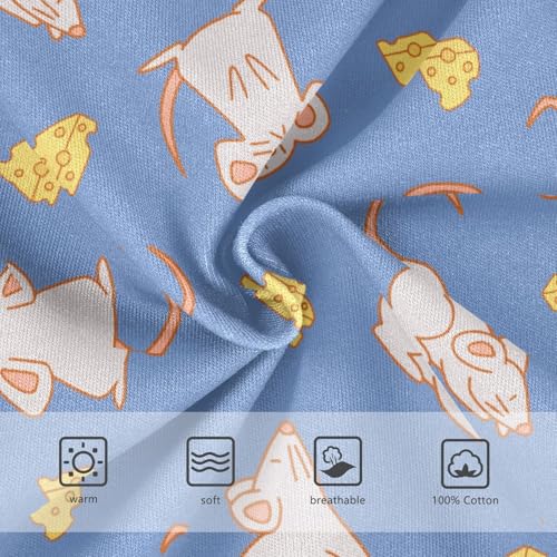 Cotton Little Boys Briefs Soft Mouse Mice Cheese Toddler Underwear3