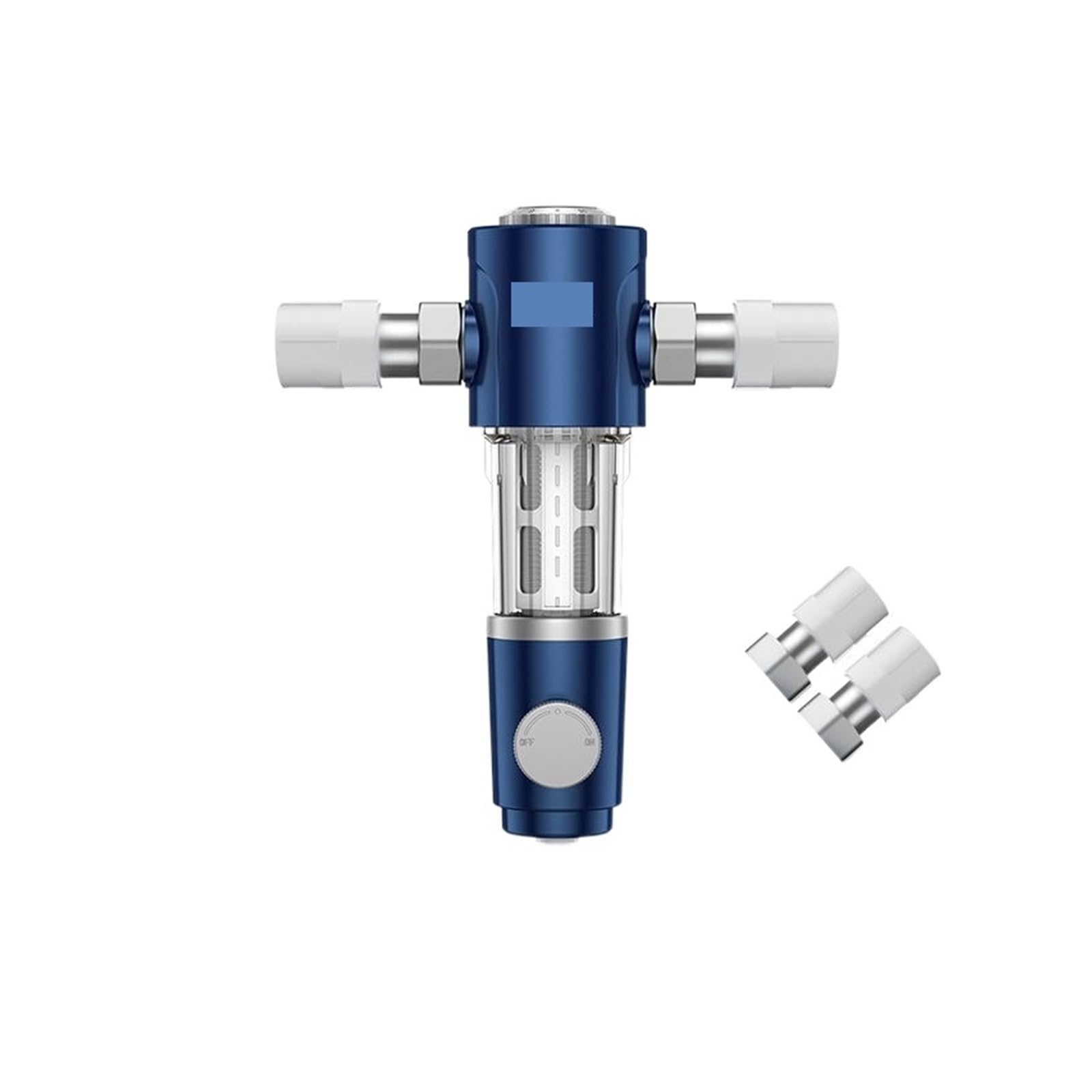 sistema de filtro de agua, Prefiltro de sedimentos con rotación automática, retrolavado 40 μm Raspado doble cara 6000 L for toda la casa 1/2" y 3/4" 1"