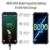 OUKITEL-WP5-Rugged-Cell-Phone-8000mAh-Battery-IP68-Waterproof-Rugged-Smartphone-55-HD-4GB-32GB-Unlocked-Phone-Face-ID-Fingerprint-Triple-Camera-Global-Version-4G-LTE-GSM-Cell-Phone-Black OUKITEL WP5 8000mAh Battery IP68 Waterproof Rugged Smartphone, 5.5in HD+ 4GB 32GB Unlocked, Face ID Fingerprint Triple Camera Global Version 4G LTE GSM Cell Phone (Black)
