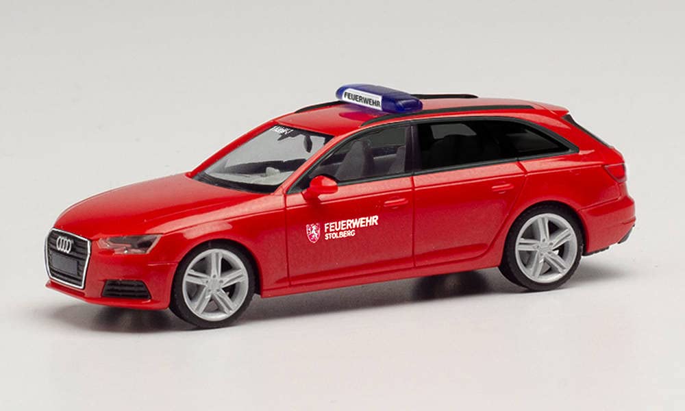 Herpa - Audi A4 Avant Veicolo di Comando Vigili del Fuoco di Stolberg