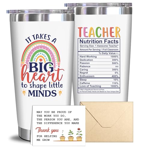 NewEleven Gift For Teachers - Teacher Appreciation Gifts For Women, New Teachers - Teacher Gifts For Women From Student, Friends, Family And Coworker - 20 Oz Tumbler