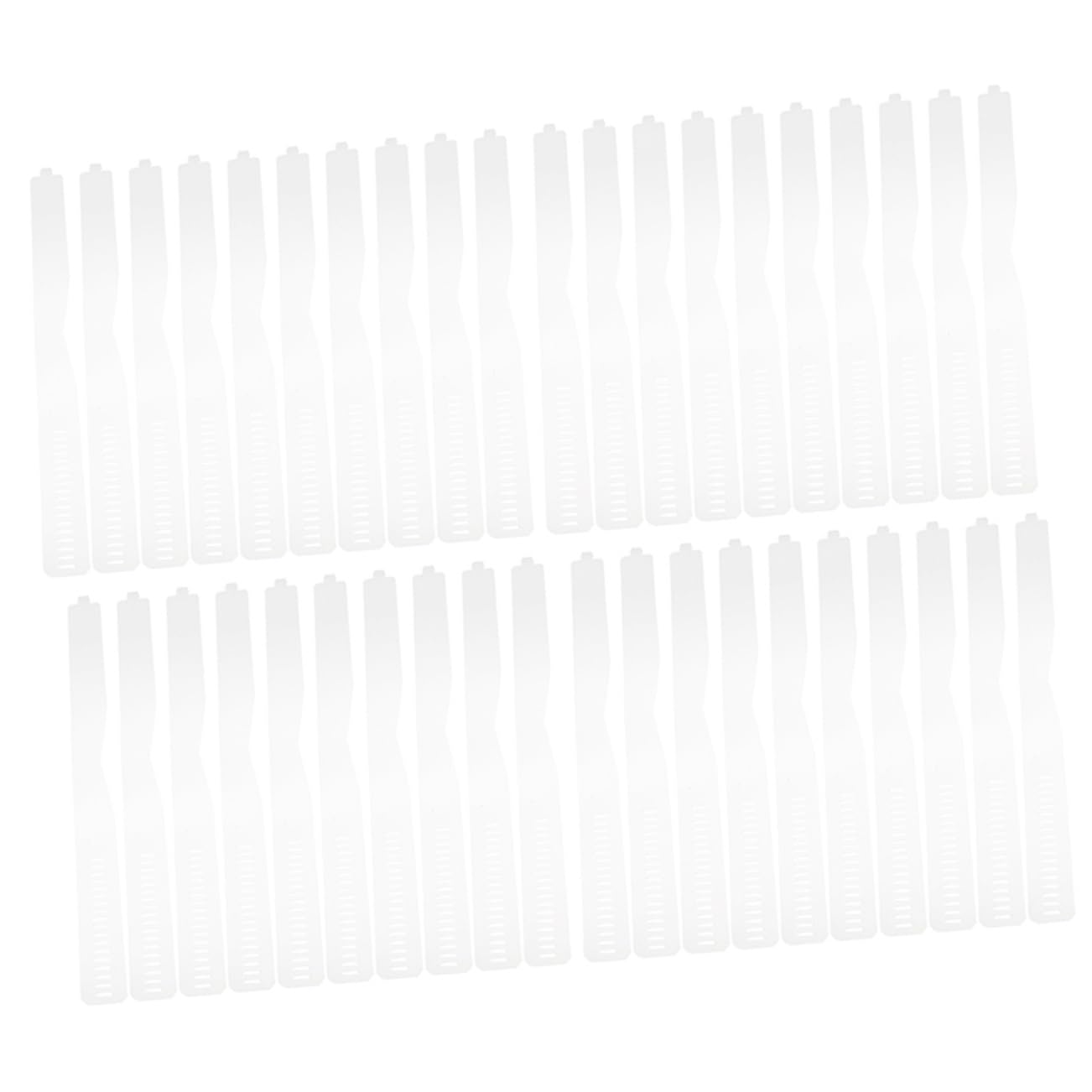 Veemoon 60pcs Shirt Fixing Supplies Collar Tabs Support Adjustable Locking Stays Crisp Shape Tightener Stiffener with Neck Shirt Supplies Fixing Strips Plastic