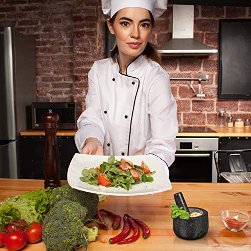 Mortero granito 300 ml con maja duradera para moler semillas de cocina 3