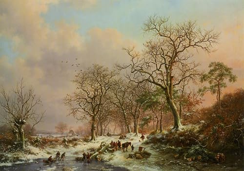 Mural sur toile de Frederik Marianus Kruseman avec impression haute définition