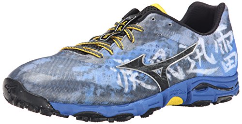 Mizuno Men's Wave Hayate Trail Running Shoe,Turbulence Black,9 D US