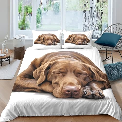 Housse de couette bouledogue king en microfibre ultra douce