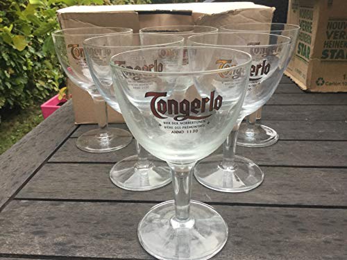 Tongerlo - Juego de 6 vasos de cerveza (25 cl, 25 cl)