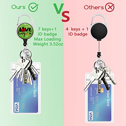 Ladybug Love Lanyards For Id Badges, Cute Badge Reel Heavy Duty With Carabiner Clip, Fashionable Id Badge Holder With Breakaway Lanyard, Teacher Nurse Office Christmas Gifts #TOP5
