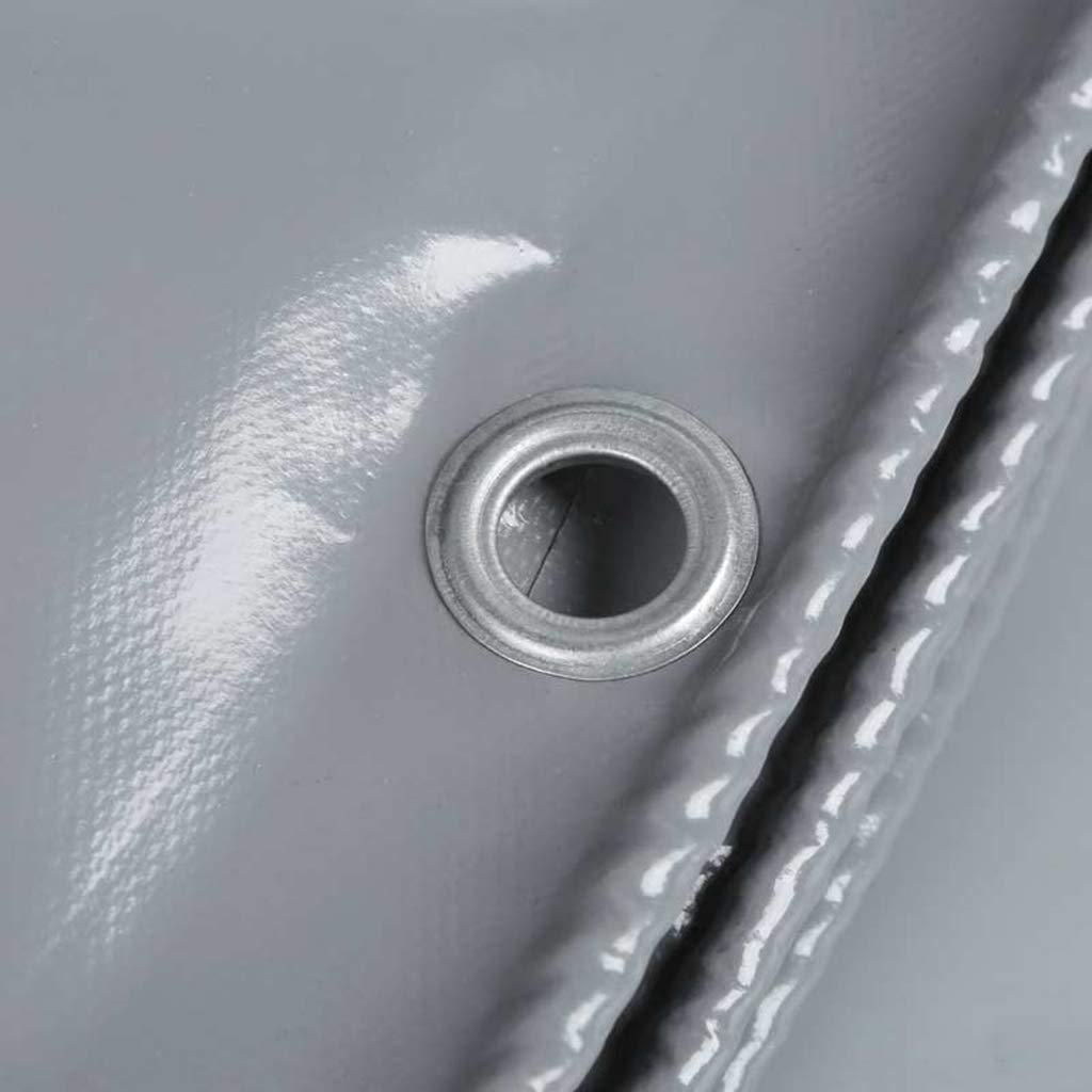 Plane Canvas Poncho Regenfest Wasserdichter Sonnenschutz, der das regengraue Schuppen-Tuch bedeckt (Größe: 5 mx 5 m)